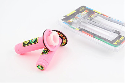 Рукоятка руля лев./пр. к-кт с вставкой, розовые