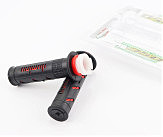 Рукоятка руля лев./пр. к-кт с вставкой, черно-красные