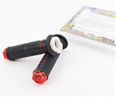 Рукоятка руля лев./пр. к-кт, черно-красные