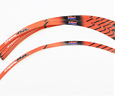 Наклейка светоотражающая на 2 диска колеса 12