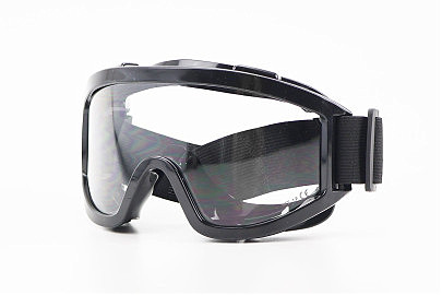 Очки кроссовые/эндуро/АТV, черные (прозрачное стекло), YT-73832