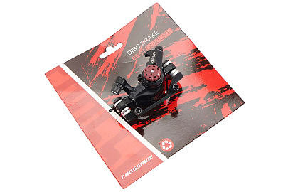 Тормозной суппорт передний (F160/R140мм), чёрный DSC-730F