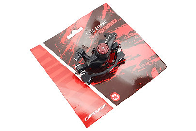 Тормозной суппорт передний (F180мм), чёрный DSC-730F