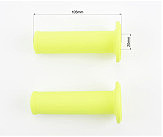 Ручки руля CHILD 105мм, салатовые