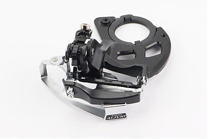 Перекидка цепи передняя с универсальной тягой, крепл. под каретку, под звезду 42Т, ALIVIO FD-M410E