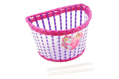 Корзина багажная передняя, детская 12/16", (рисунок принцеса)