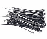 Хомут-стяжка пластик белый 2,5мм*100мм- 100шт