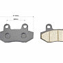 Тормозные колодки (дисковые) без уха, Viper &mdash; RACE/STORM/CG/СВ/HONDA-LS125;NSR 50;MBX 50/LIFAN/KYMCO-Pulsar/LONCIN, к-кт 2шт