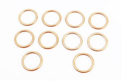 Прокладка глушителя из металла 39x32мм, к-кт 10шт