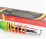 Амортизатор GY6, DIO ZX, LEAD 310mm, регулируемый (радуга) NDT