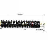 Амортизатор GY6, DIO, LEAD 290mm, стандартный (черный) NDT