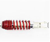 Амортизатор GY6, DIO, TACT 275mm, регулируемый (красный) RUIKAI