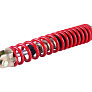Амортизатор GY6, DIO, TACT 275mm, регулируемый (красный) PLO