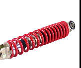 Амортизатор GY6, DIO, TACT 275mm, регулируемый (красный) NDT