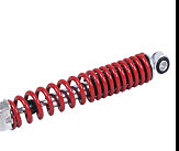 Амортизатор GY6, DIO, TACT 275mm, стандартный (красный) NDT