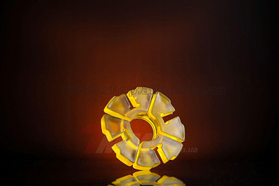 Резинка демпферная Zongshen, Lifan 150/200 (4шт, силикон, желтые) TM EVO-3