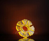 Резинка демпферная Zongshen, Lifan 150/200 (4шт, силикон, желтые) TM EVO-3