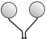 Зеркала Alpha (круглые, черные, d-10mm) (TM) EVO