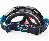 Очки кроссовые/эндуро/АТV, черно-оранжевые (прозрачное стекло)