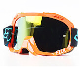 Очки кроссовые/эндуро/АТV, оранжевые (зеркальное желтое стекло)