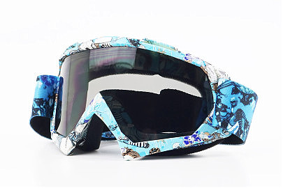 Очки кроссовые/эндуро/АТV, разноцветные (затемненное стекло)