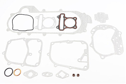 Прокладки двигателя 80cc-47мм, к-кт 15 деталей, длинный вариатор