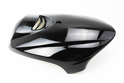 Yamaha JOG SA-36J/39J пластик &mdash; передній верхній "дзьоб", ЧОРНИЙ