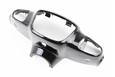 Yamaha JOG APRIO пластик &mdash; руля передний "голова", ЧЕРНЫЙ