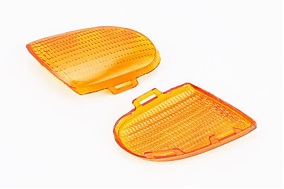 Yamaha JOG APRIO "стекло"- поворотов передних к-кт 2шт, желтые