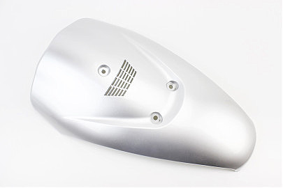 Suzuki LET'S-III пластик &mdash; передний верхний "клюв", СЕРЫЙ