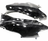 Honda DIO AF-34/35 пластик - верхній бічний лів+прав к-кт 2шт, ЧОРНИЙ