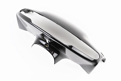 Honda DIO AF-28 пластик &mdash; руля передний "голова", ЧЕРНЫЙ