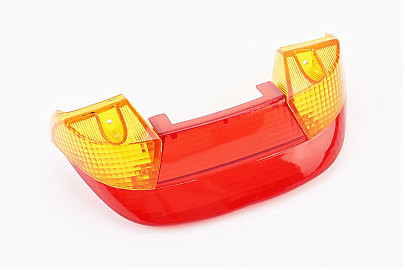 Honda DIO AF-27/28 "стекло"- стопа, красное + поворотов, желтые к-кт 3шт