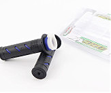 Рукоятка руля лев./пр. к-кт с вставкой, черно-синие