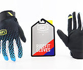 Перчатки XL з силіконовими вставками, чорно-зелений, НЕ оригінал