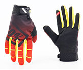 Перчатки L з силіконовими вставками, чорно-помаранчево-жовті, НЕ оригінал