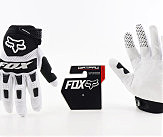 Перчатки мотоциклетні XL-Біло-чорні