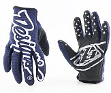 Перчатки L з силіконовими вставками, синьо-чорні-білий, НЕ оригінал