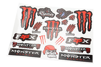 Наклейки набір світловідбивний 18шт "Monster-FOX" (24х30см)