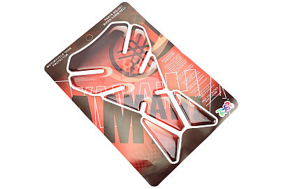 Наклейка захисна на бак паливний "YAMAHA", червоно-чорний