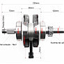Коленвал в сборе CG-200cc