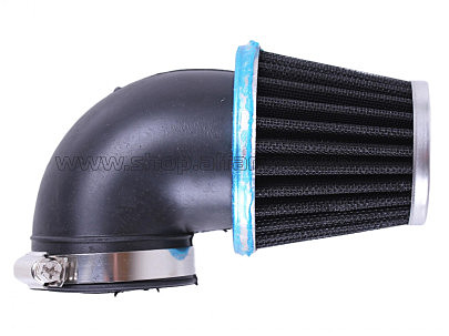 Фильтр воздушный (нулевик) ?28/35/48mm, 90* бумажный AMG