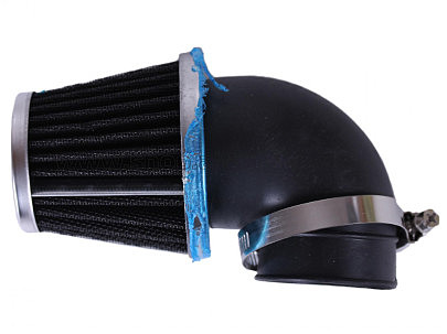 Фильтр воздушный (нулевик) ?42mm, 90*, бумажный AMG