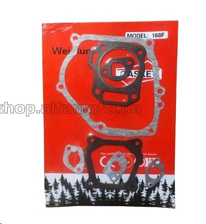 Прокладки   двигателя (набор) м/б 168F/170F   (6,5/7Hp) Бензогенератора 2-3 кв AZT