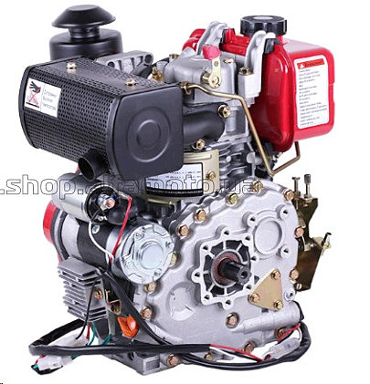 Двигатель м/б 173D (5Hp) (дизель, шлицы 25мм) с электростартером AMG