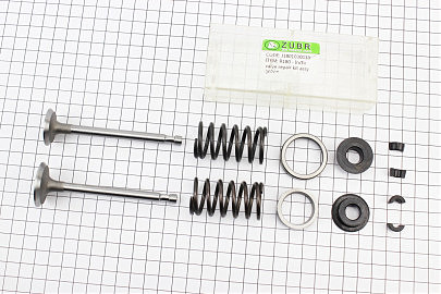 Клапан впускной (h-97; D-32; d-7), выпускной (h-97; D-27; d-7) к-кт 14шт в сборе R175A/R180NM
