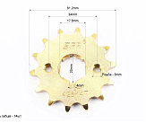 Звезда передняя CG/CB-428H-14T GOLD