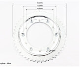 Зірка задня 520-48T - d=125; 6отв.*153mm Loncin LX300GS/LX300GY-A