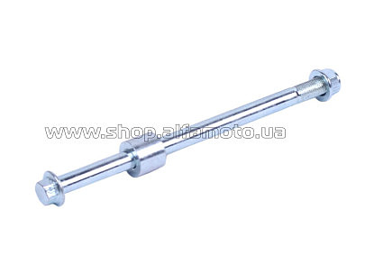 Ось колеса   переднего XY200GY-9A (+втулка, гайка) AMG-2