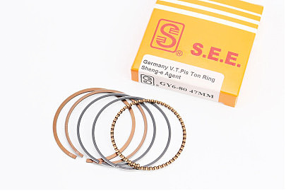 Кольца поршневые 80cc 47мм STD желтая коробка